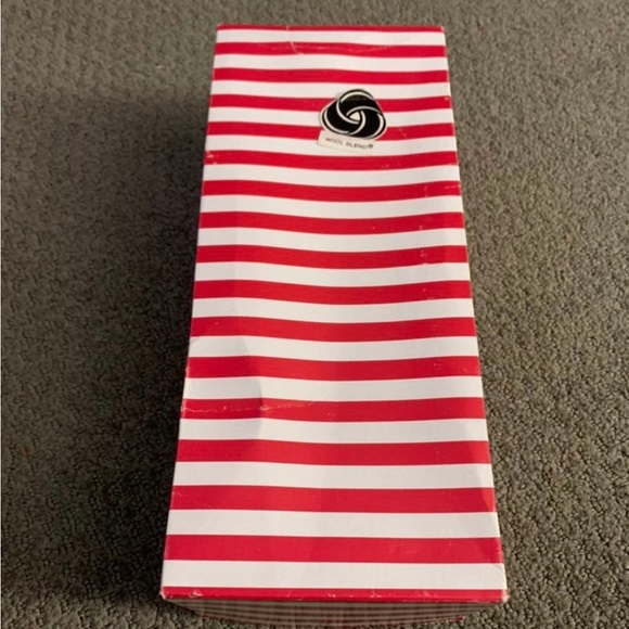 Homemade Decorative Holiday Tall Green Candles with Ribbon & Faux Flowers - Picture 4 of 5